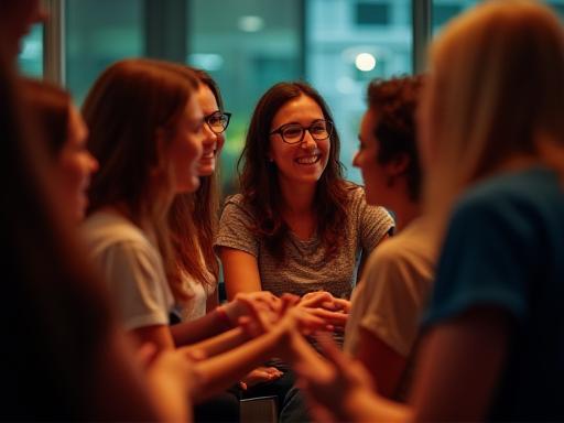 Innovazione Accademica team members enjoying a company social event or workshop